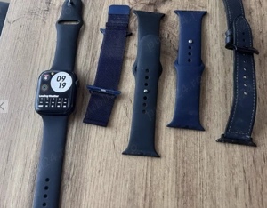Apple watch 8 negru, 45 mm + 5 curele