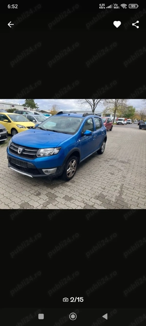 Dacia sandero  benzina  0.9 stepway 2017 euro 6