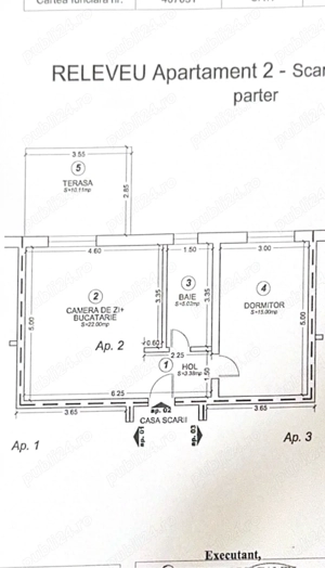 Ap. 2 camere cu curte proprie   Zona Nord   Dumbrăvița - imagine 2
