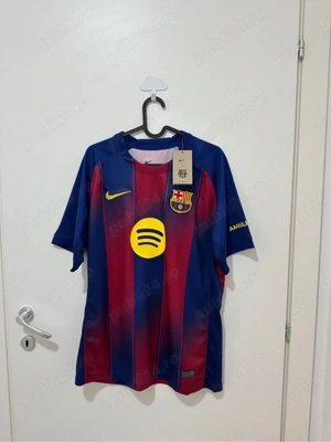 Tricou FC Barcelona 2024 25 Home   model stil Nike cu Spotify, nou cu etichetă - imagine 2