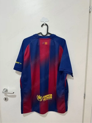 Tricou FC Barcelona 2024 25 Home   model stil Nike cu Spotify, nou cu etichetă