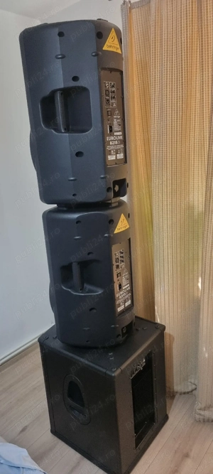 set boxe active behringer eurolive+mixer - imagine 4