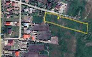 Urgent, vand teren extravilan la limita cu intravilan