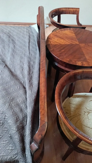 Vand mobila dormitor vintage Art Deco reconditionata - imagine 2