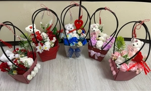 Martisoare trandafiri de sapun - imagine 2