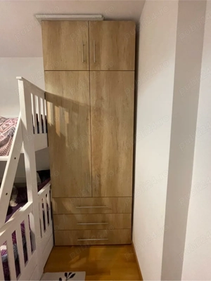 dulap cu 4 usi si 3 sertare