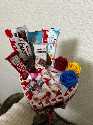 Aranjamente dulciuri si trandafiri de sapun - imagine 4