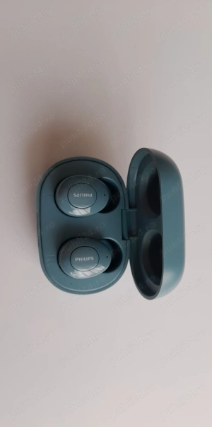 Casti Audio In-Ear Philips, TAT2205BL 00, True Wireless, Auto - imagine 5