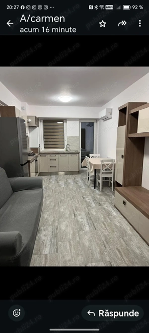 Închiriez apartament nou, mobilat, în bloc nou și cu un loc de parcare   - imagine 3