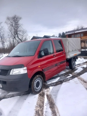 Vand VW T5 Doka 2009 1.9 TDI Euro 4 Aer conditionat Recent adus Germania  - imagine 2
