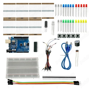 Kit Educativ Uno R3 CH340G - Senzori, LED-uri și Breadboard