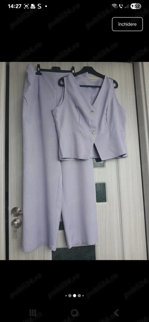 Vand set de dama pantaloni si vestă XL