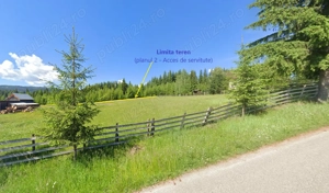 Vatra Dornei - Saru Dornei, Teren S = 6450 mp; La 13 km de Vatra Dornei si la 6 km de Calimani - imagine 3