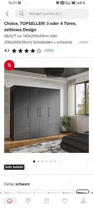 Dulap modern nou de vânzare  - imagine 5