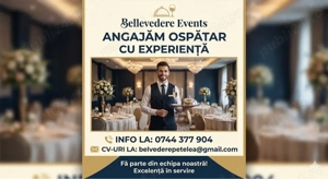 Angajam ospatar cu experienta  - imagine 2