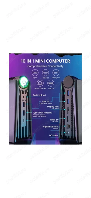 Vand mini PC 16GB + tastatura  - imagine 4