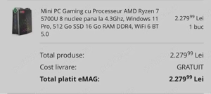 Vand mini PC 16GB + tastatura  - imagine 2