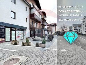 Spatiu comercial de închiriat – 122 mp – Tractorul, Str. Stefan Baciu!