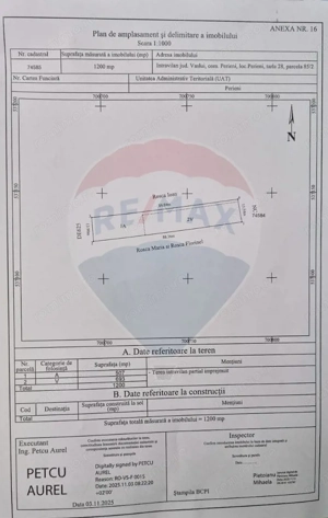 Teren 1,200mp Perieni / Drumul poiana sat