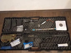 Kit airsoft GC16 Predator trepied luneta +accesorii - imagine 2