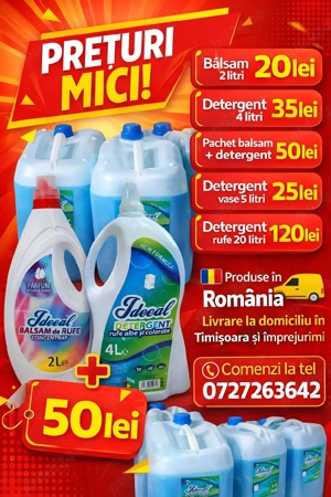 Detergent si balsam!