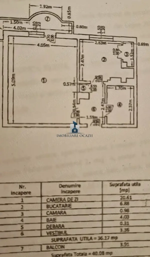 Vanzare Garsoniera Decomandata Brancoveanu-Paduroiu