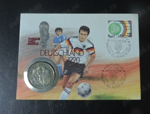 FDC cu medalie ITALIA 90