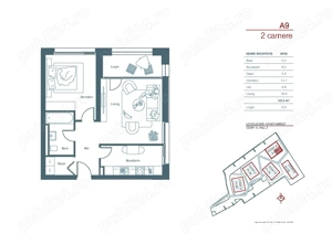 Apartament cu 2 camere complex nou, pret avantajos - imagine 2