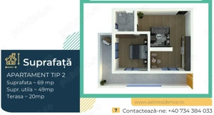 Apartamente 2 Camere+Terasa! La 100m de plaja-Direct de la Dezvoltator - imagine 8