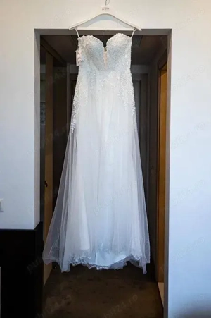 Rochie mireasa La Novia marime 40 - imagine 2