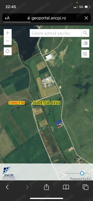 Teren intravilan de vanzare in Chinteni, aproape de Cluj Napoca 580 m2 - imagine 3