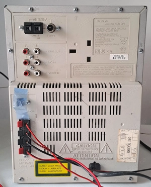 Sony CMT-CP1 Sistem Audio Micro HiFi Boxe Lemn CD Casetofon AUX MD optical - imagine 5