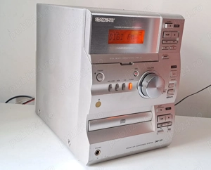 Sony CMT-CP1 Sistem Audio Micro HiFi Boxe Lemn CD Casetofon AUX MD optical - imagine 4