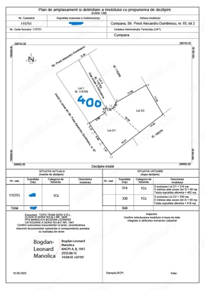 Vand loturi de 400 mp