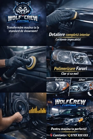 Montaj boxe, amplificatoare, navigații și lumini ambientale + Detailing interior