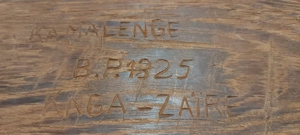 Tablou Sculptat In Lemn , Zair ( Congo ) Africa  - imagine 2