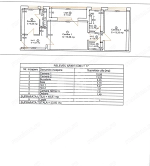 Apartament cu 2 camere, conf 1, semidecomandat, zona Spitalul Judetean - imagine 13