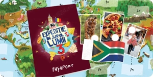 Colectie completa Expeditie in jurul lumii 3 (Mega Image)+ALBUM+PASAPORT