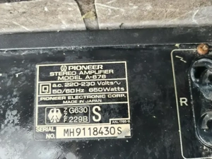 Amplificator Pioneer A-676 piese de schimb  - imagine 4