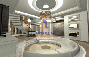 Vilă cu arhitectură deosebită – P+1, la Gri, cu terasă și foișor, Valea Ursului - imagine 8