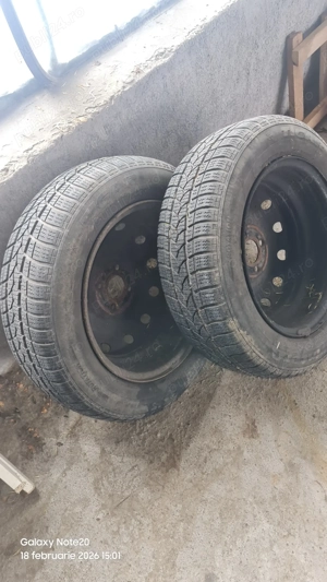 Jante Dacia Logan echipate cu anvelope iarnă 
