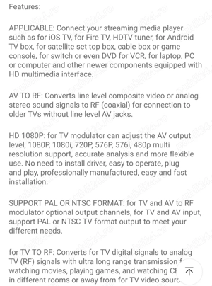 Modulator tv  - imagine 4