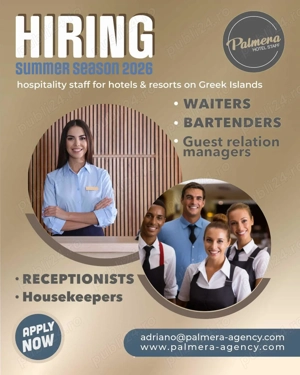 Oferta de munca Palmera: sezon 2026