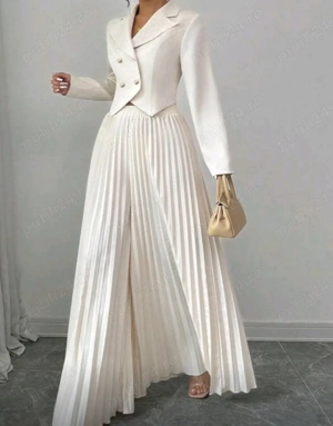 Vand costum de damă ,Pantaloni și bluză  L - imagine 4