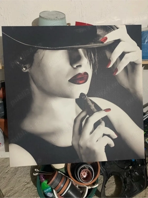 Vand tablou canvas (100 100 cm) 