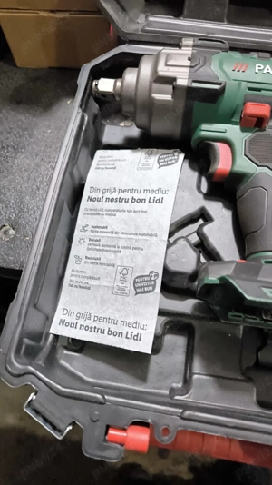 Pistol   filetanta de impact tangential Parkside cu accesorii si garantie Romania