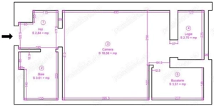 Vand 1 camera decomandat pe Take ionescu - ISHO cu CENTRALA PROPRIE mobilat si utilat complet - imagine 8