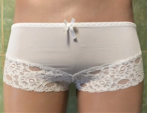 Hot! Chiloti sexy BOOHOO(UK) fete femei albi dantela transparenti m.S (noi)