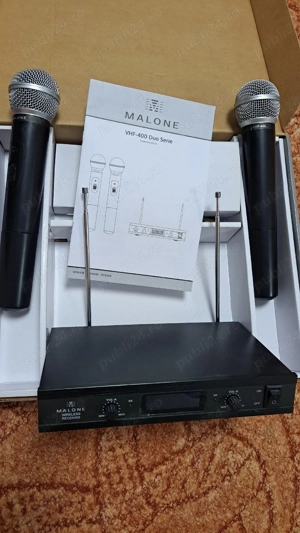 2 Microfoane wifi Malone VHF400 - imagine 4