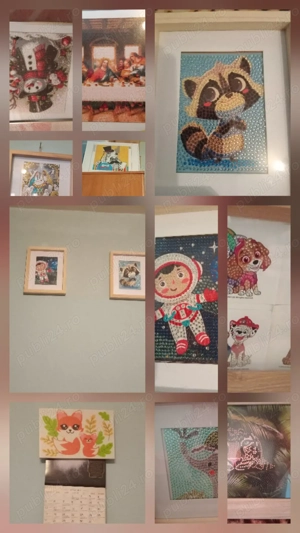 Tablouri pictate cu diamante. 